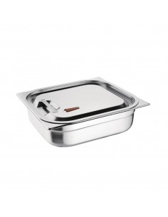Vogue Stainless Steel and Silicone Sealable Gastronorm Lid 1/2 2