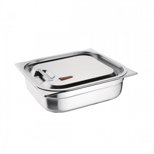 Vogue Stainless Steel and Silicone Sealable Gastronorm Lid 1/2