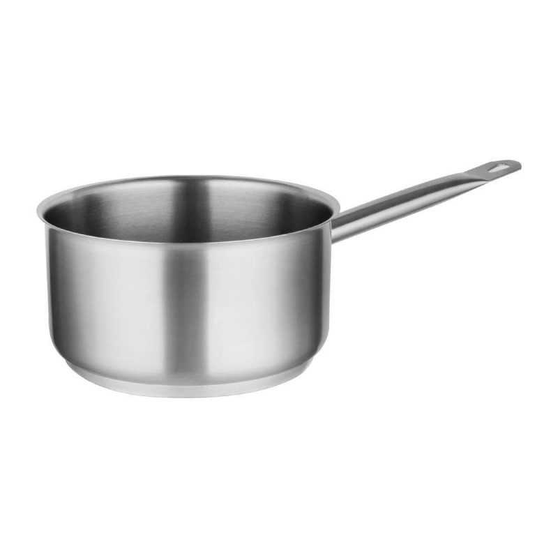 Vogue Stainless Steel Saucepan 200mm M944 Next Day Catering