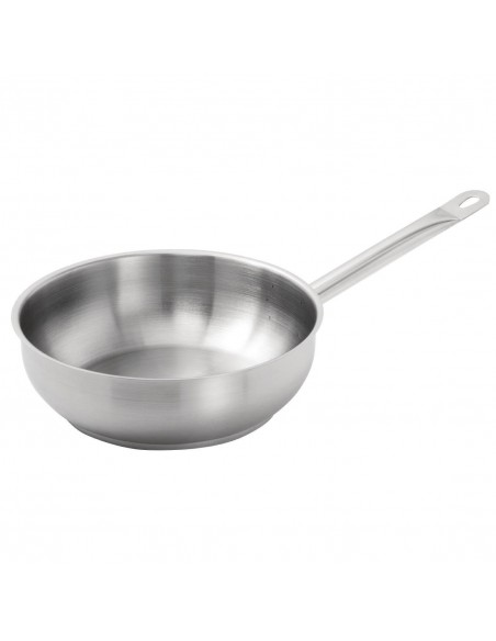 Vogue Stainless Steel Saute Pan 240mm