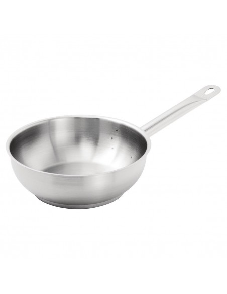 Vogue Stainless Steel Saute Pan 200mm