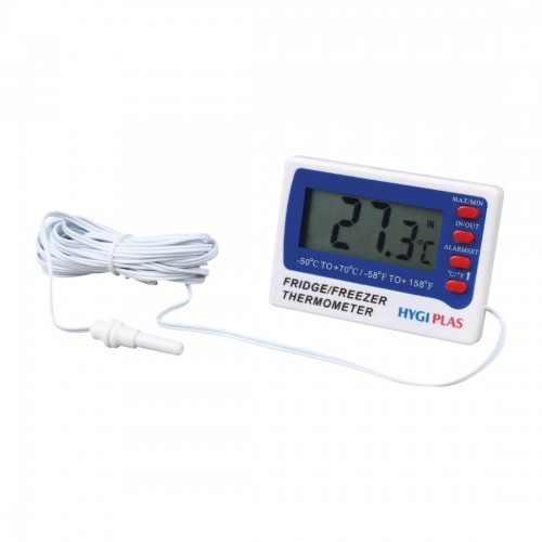 Hygiplas Digital Fridge/Freezer Thermometer