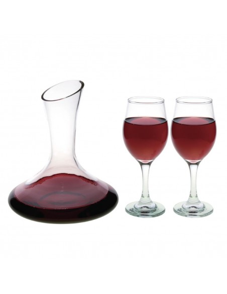 Olympia Curved Glass Decanter 750ml