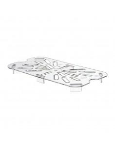 Cambro Polycarbonate 1/4 Gastronorm Pan Drain Shelf