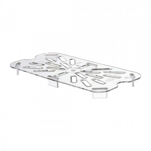 Cambro Polycarbonate 1/4 Gastronorm Pan Drain Shelf