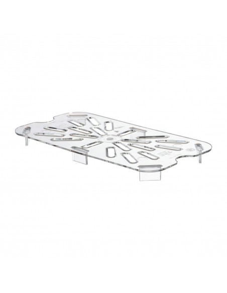 Cambro Polycarbonate 1/4 Gastronorm Pan Drain Shelf