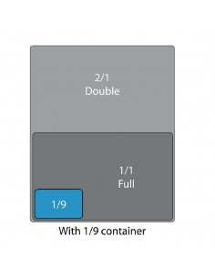 Cambro Polycarbonate 1/9 Gastronorm Pan Drain Shelf 2