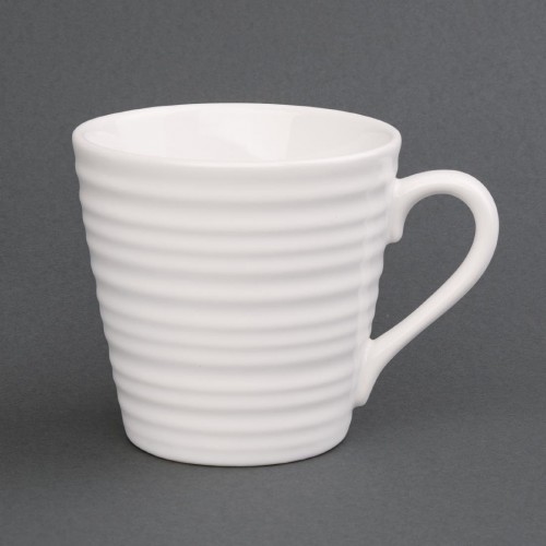 Olympia Caf Aroma Mugs White 340ml