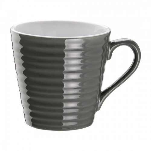 Olympia Caf Aroma Mugs Charcoal 340ml