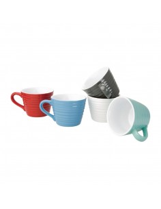 Olympia Caf Aroma Mugs Blue 230ml 2