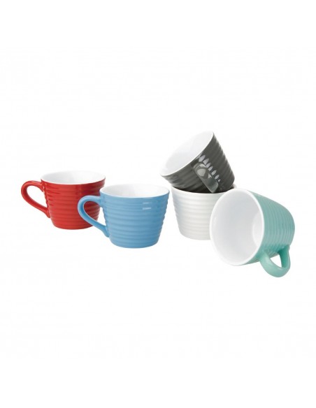 Olympia Caf Aroma Mugs Blue 230ml