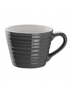 Olympia Caf Aroma Mugs Charcoal 230ml