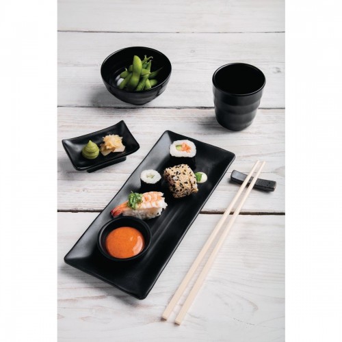 Kristallon Fusion Melamine Rectangular Platters Small 216mm