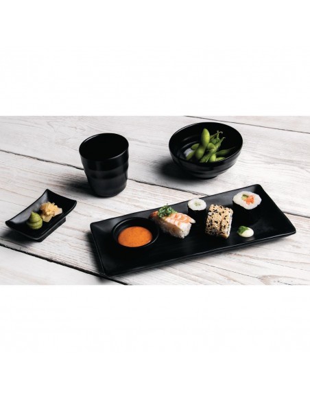 Kristallon Fusion Melamine Rectangular Platters Small 216mm