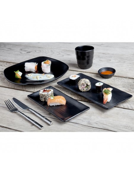 Kristallon Fusion Melamine Rectangular Platters Small 216mm