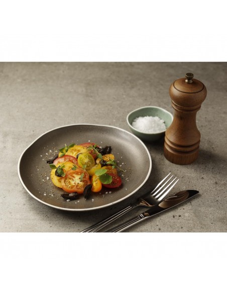 Olympia Chia Plates Charcoal 270mm