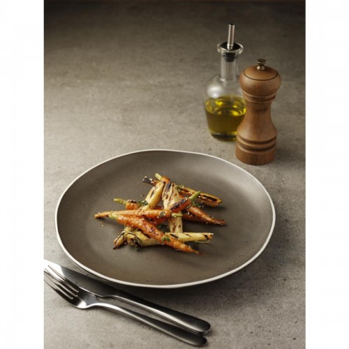 Olympia Chia Plates Charcoal 270mm