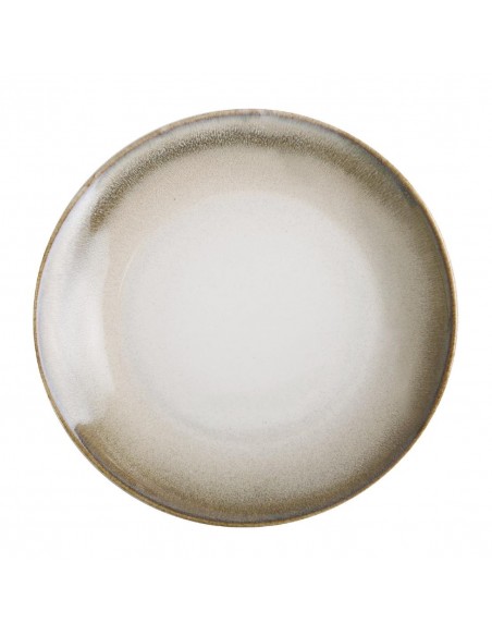 Olympia Birch Taupe Coupe Plates 205mm