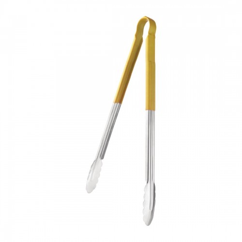 Vogue Colour Coded Serving Tong Yellow 405mm