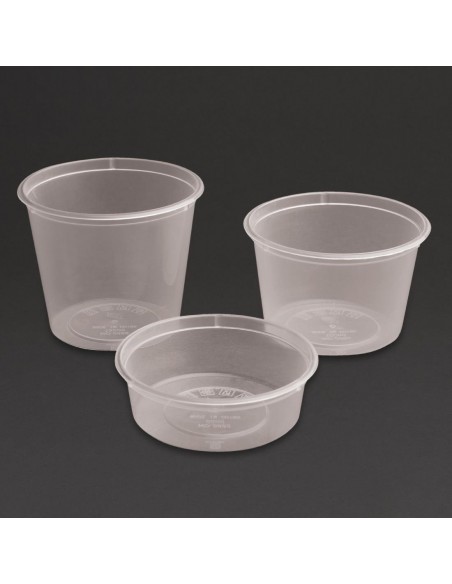 Fiesta Polypropylene Round Portion Pots 100ml