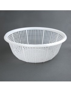 Vogue Round Colander White 380mm