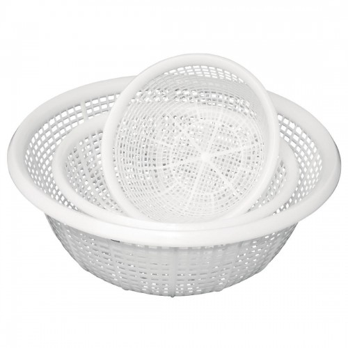 Vogue Round Colander White 380mm
