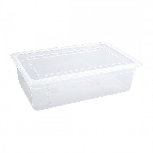 Vogue Polypropylene 1/1 Gastronorm Container with Lid 150mm