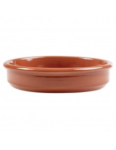 ABS Pottery Terracotta Tapas Dish 128mm