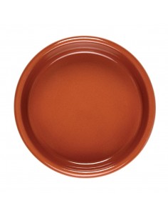 ABS Pottery Terracotta Tapas Dish 128mm 2