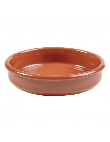 ABS Pottery Terracotta Tapas Dish 128mm