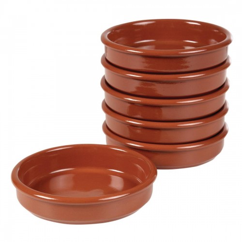 ABS Pottery Terracotta Tapas Dish 128mm