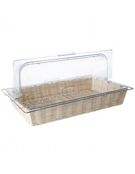 Olympia Polycarbonate Rolltop Cover GN 1/1