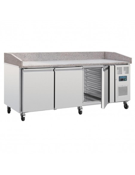 Polar Bakery Counter Fridge with Marble Work Surface