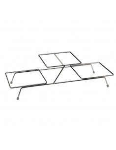 APS Float Chrome 3 Bowl Stand