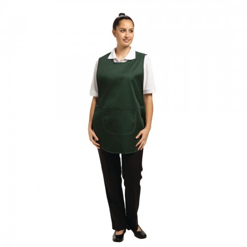 Whites Tabard With Pocket Green