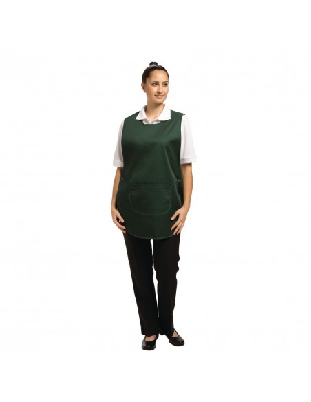 Whites Tabard With Pocket Green