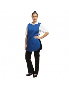 Whites Tabard With Pocket Royal Blue