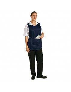 Tabard With Pocket Navy Blue