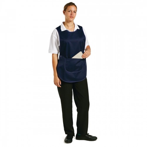 Tabard With Pocket Navy Blue