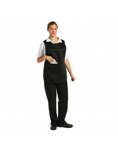 Whites Tabard With Pocket Black