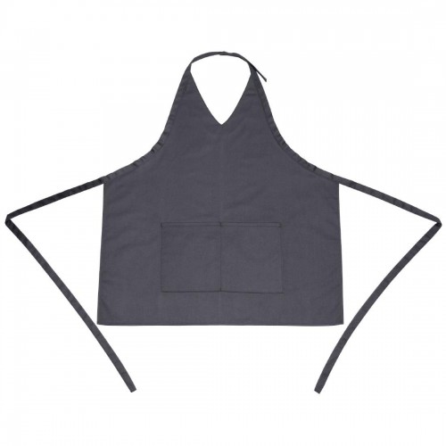 Whites V Neck Service Apron Charcoal