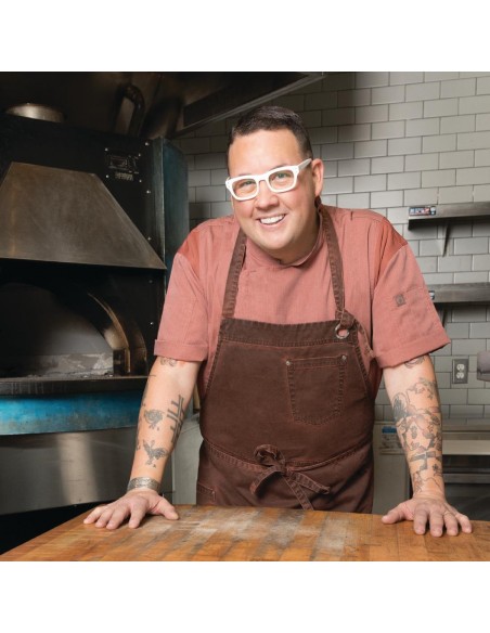 Chef Works Urban Dorset Antique Bib Apron Rust