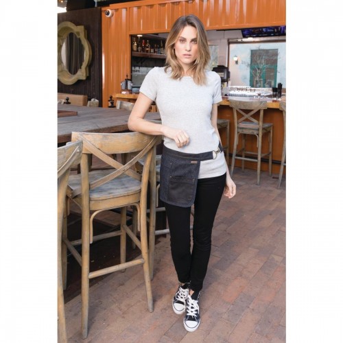 Chef Works Urban Indy Hipster Apron Navy Black