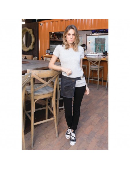 Chef Works Urban Indy Hipster Apron Navy Black