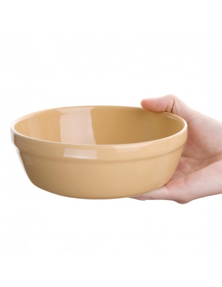 Olympia Earthenware Round Pie Bowls 156mm