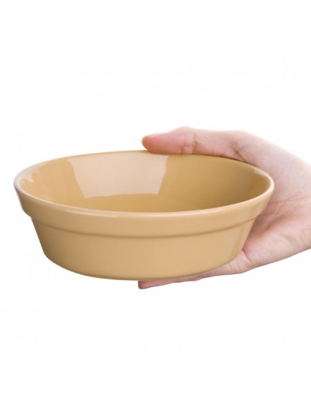 Olympia Earthenware Oval Pie Bowls 161x 116mm
