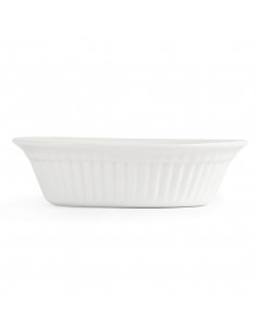 Olympia Whiteware Oval Pie Dishes 170mm 2