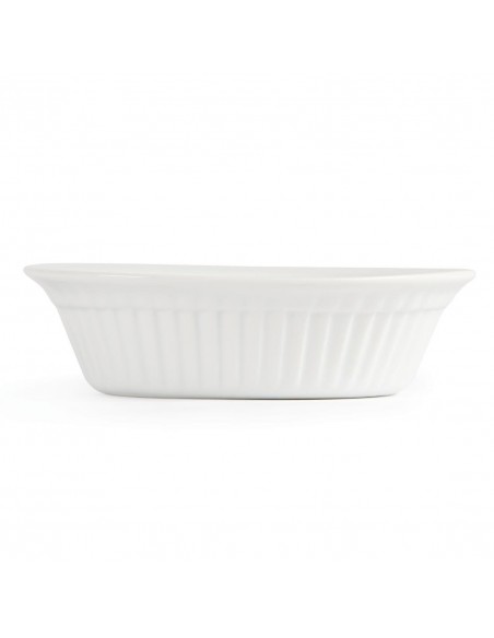 Olympia Whiteware Oval Pie Dishes 170mm