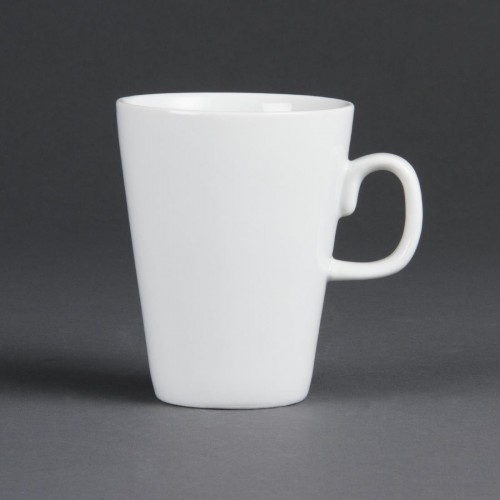 Olympia Whiteware Latte Mugs 285ml 10oz