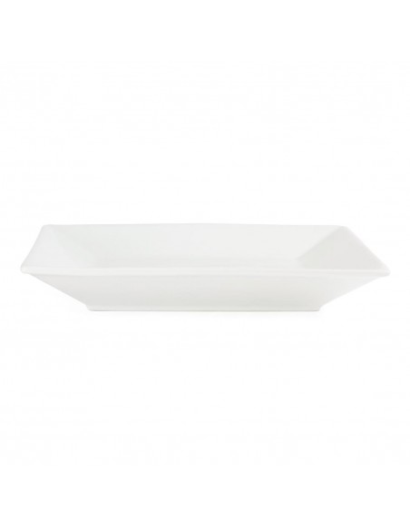 Olympia Whiteware Square Plates Wide Rim 250mm